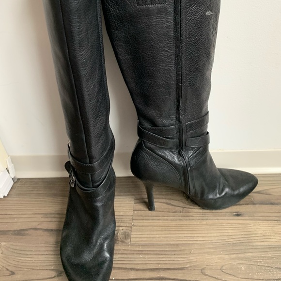 LIKE NEW Size 10 Ralph Lauren Leather 3in heel - Picture 2 of 5